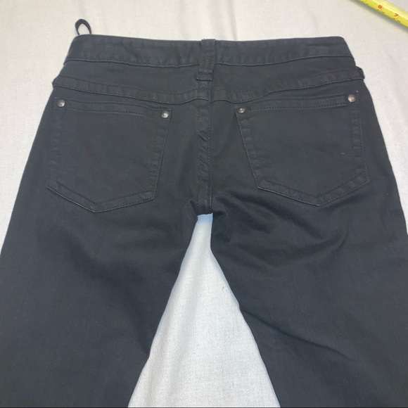 NWOT Free People Black Jeans with Slight Flare/Bootcut 27 - Picture 10 of 11
